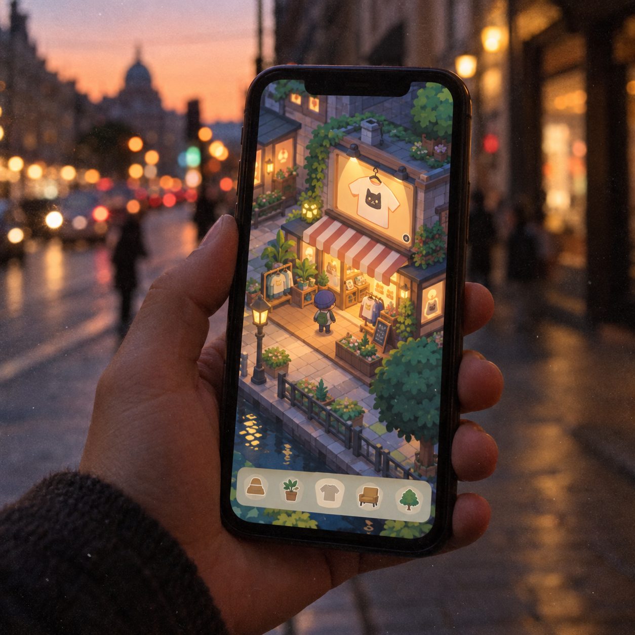 Maker app on a phone